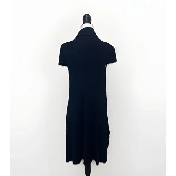 Philsophy Dress Women’s Size Large Midi Length Pockets Raw Hem Sleeve Zipper - Picture 2 of 13